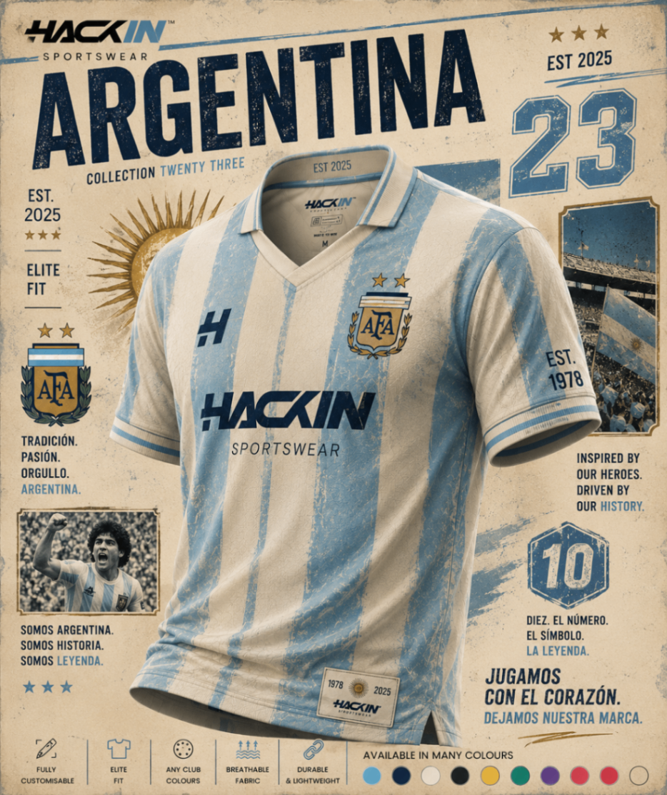 Argentina 23 kit collection poster
