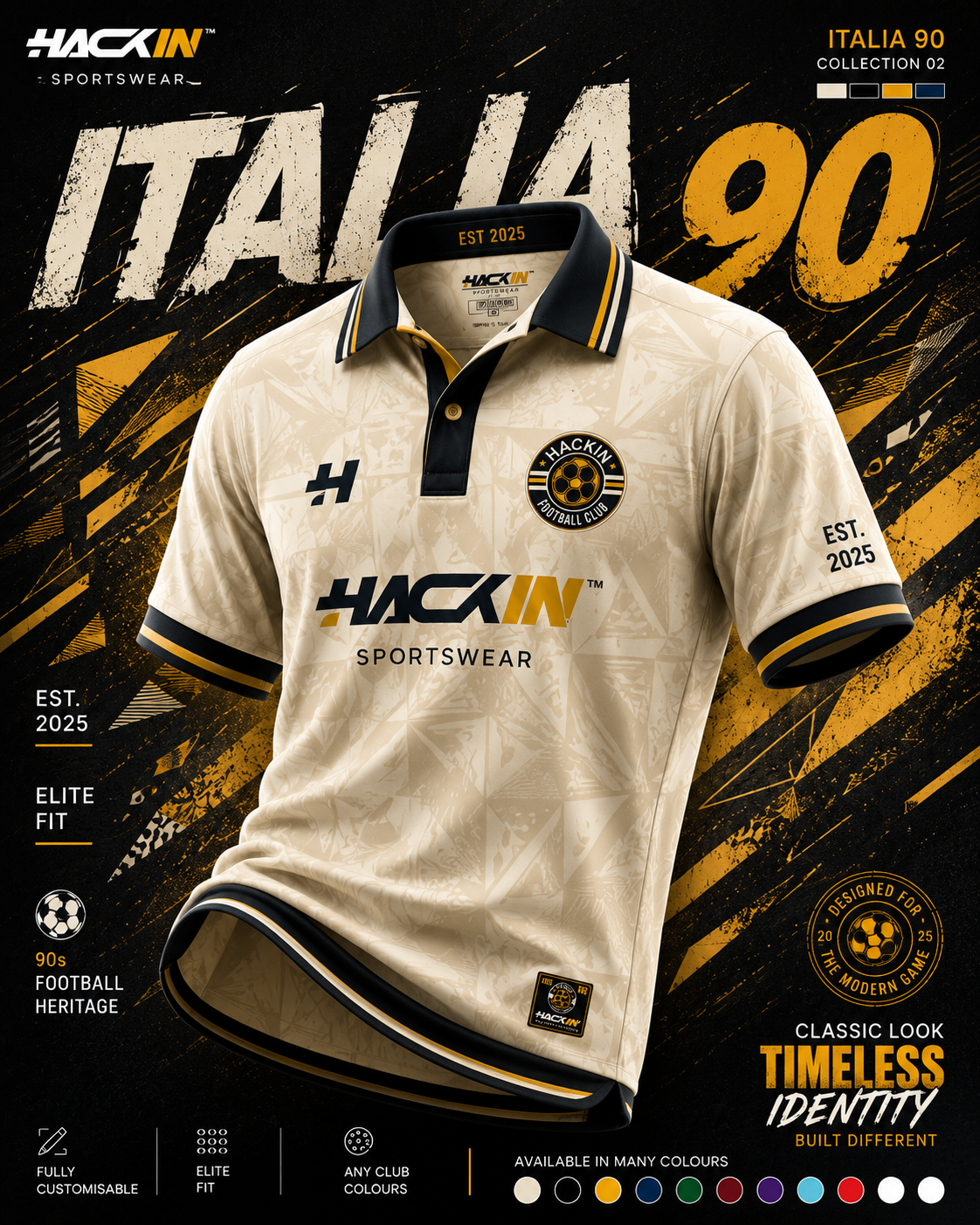 Italia 90 2 kit collection poster