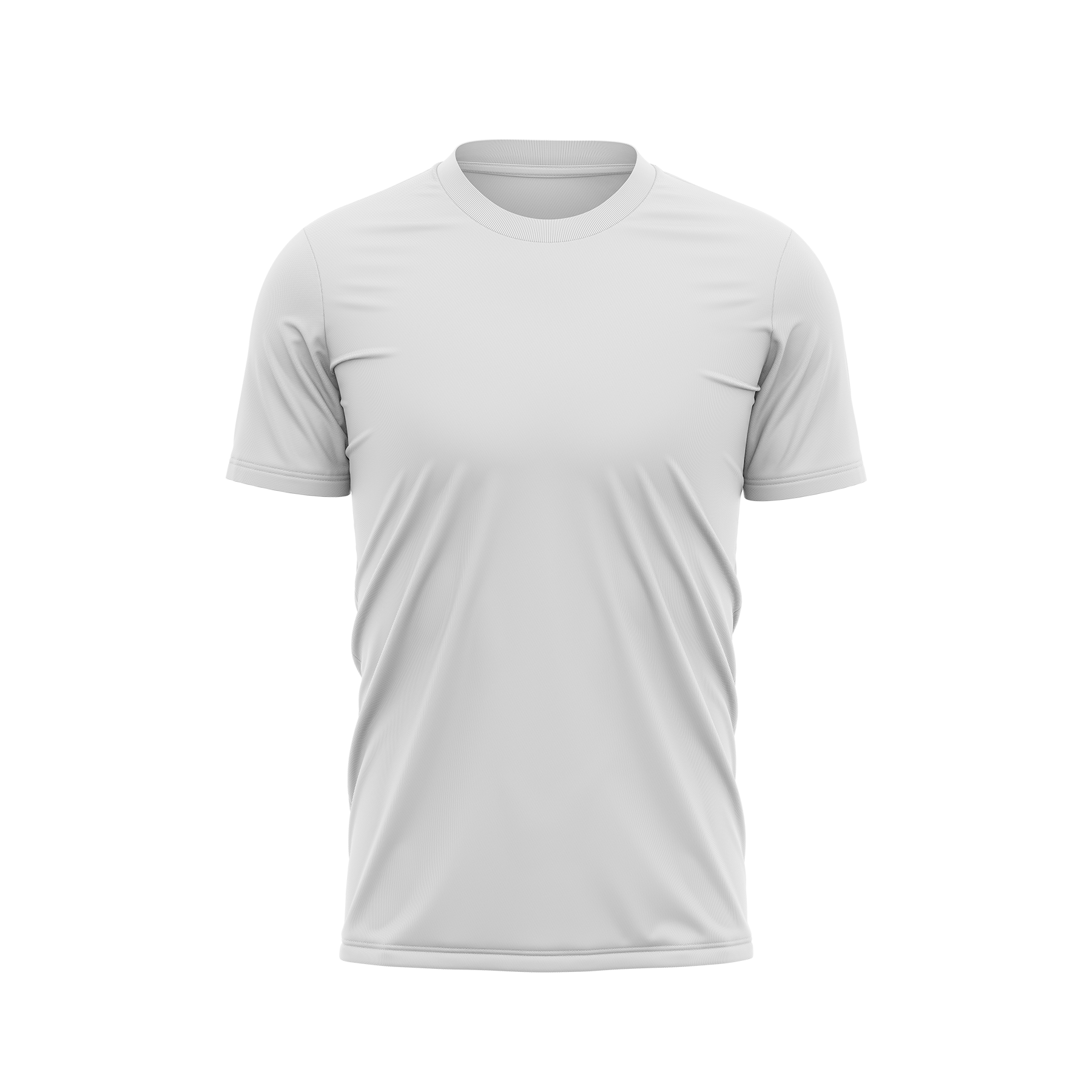 Plain blank white football shirt mockup before custom design