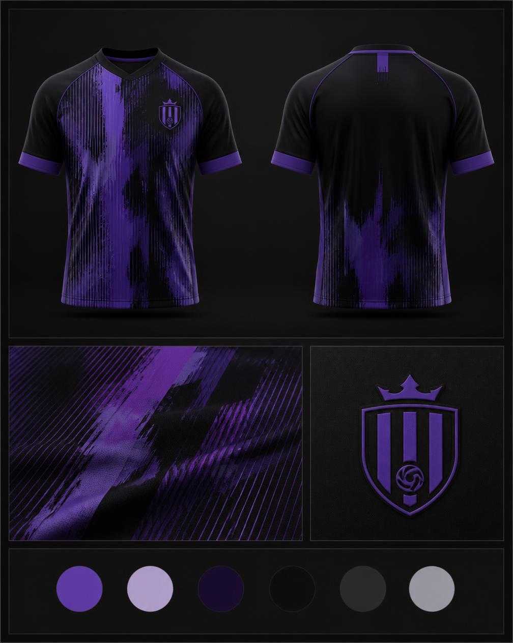 Kit design presentation — purple