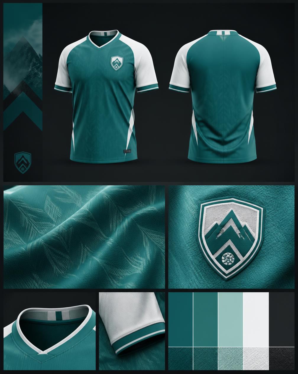 Kit design presentation — teal