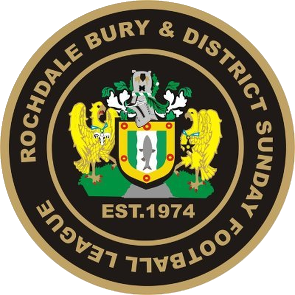Rochdale & Bury District Sunday Football League badge