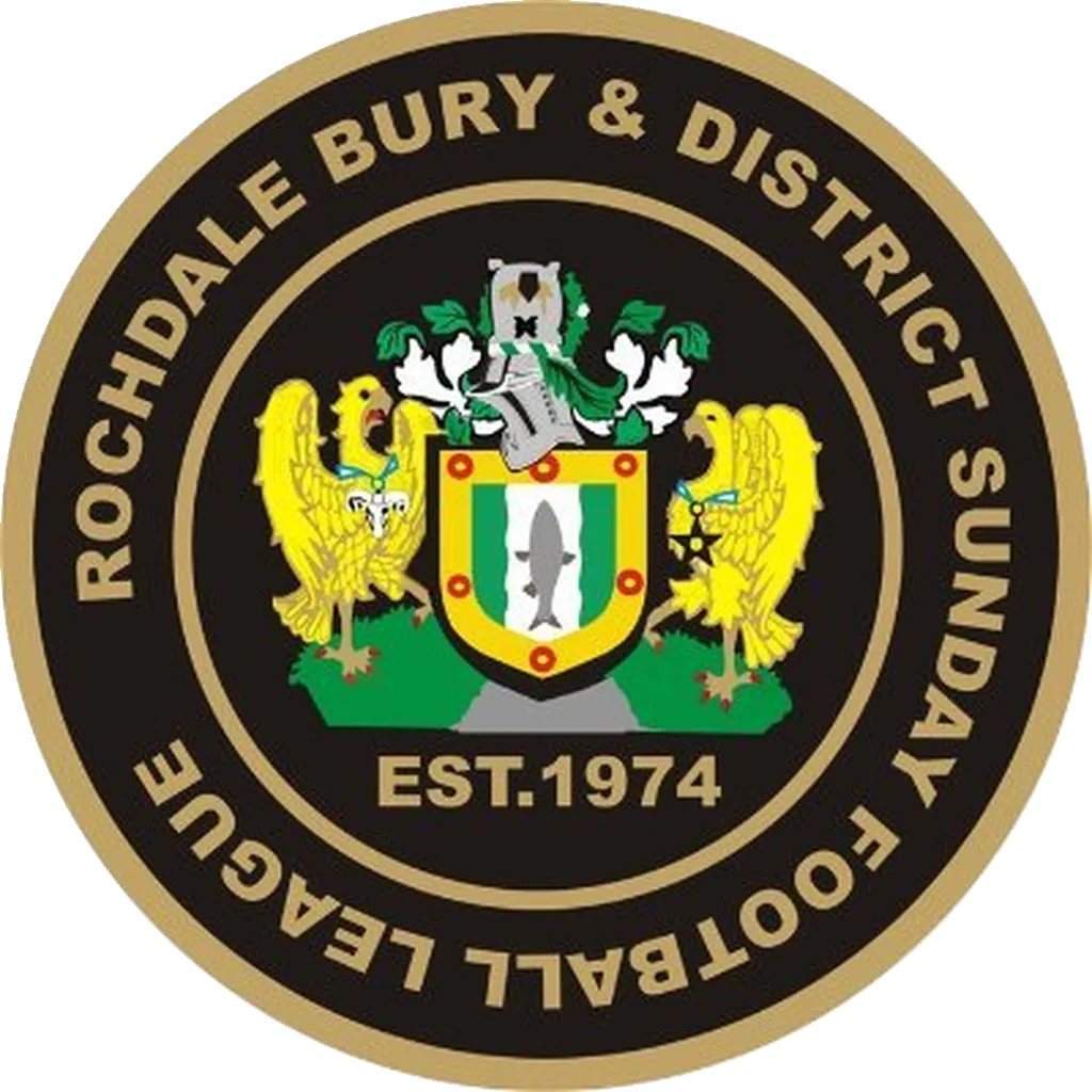 Rochdale & Bury District Sunday Football League badge